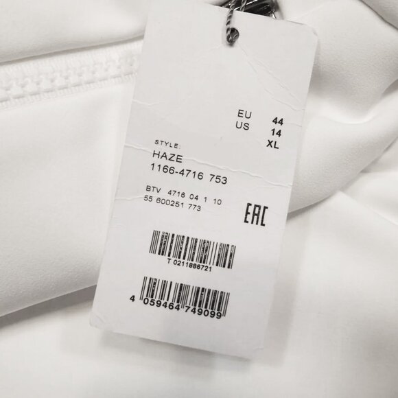 NEW $850 BOGNER WOMENS HAZE SKI PANTS!  12 or 14  LARGE  WHITE  STRETCH FABRIC - Picture 6 of 6